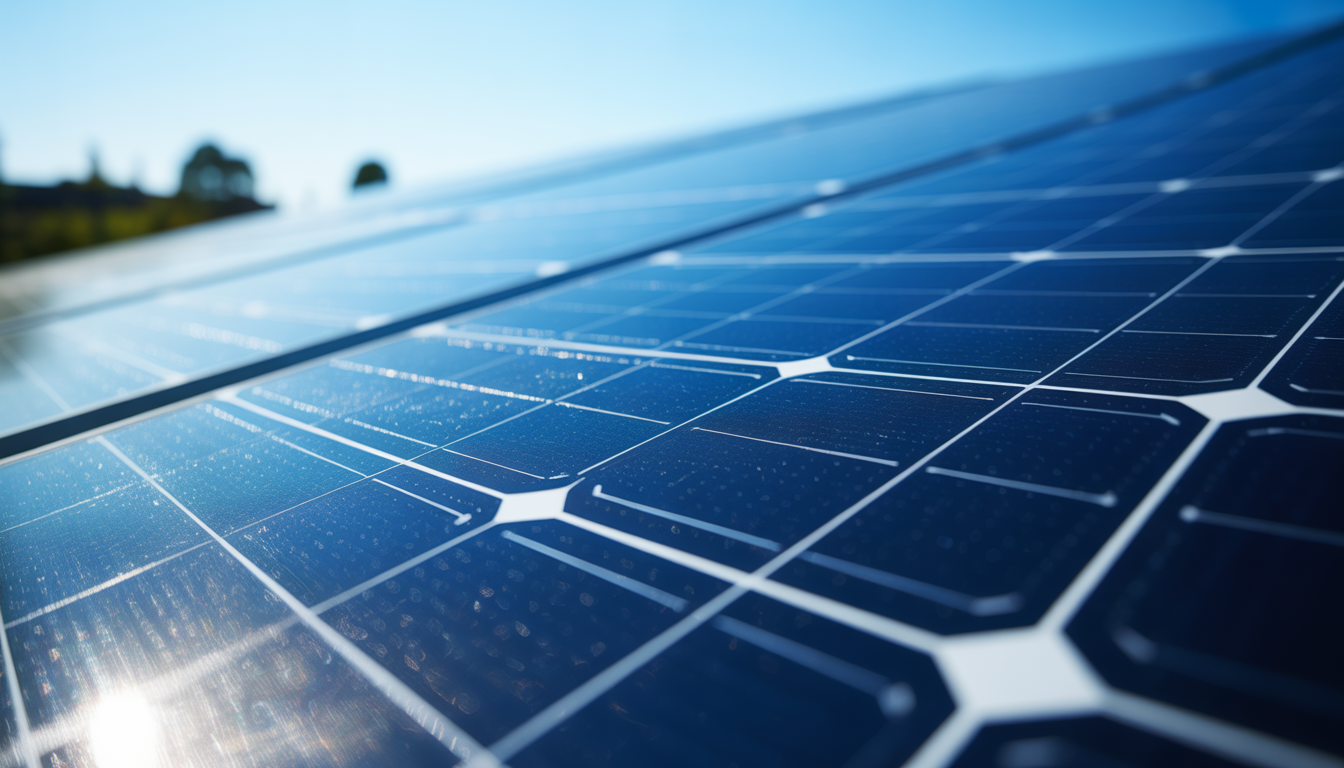 Panneaux solaires photovoltaïques rendement