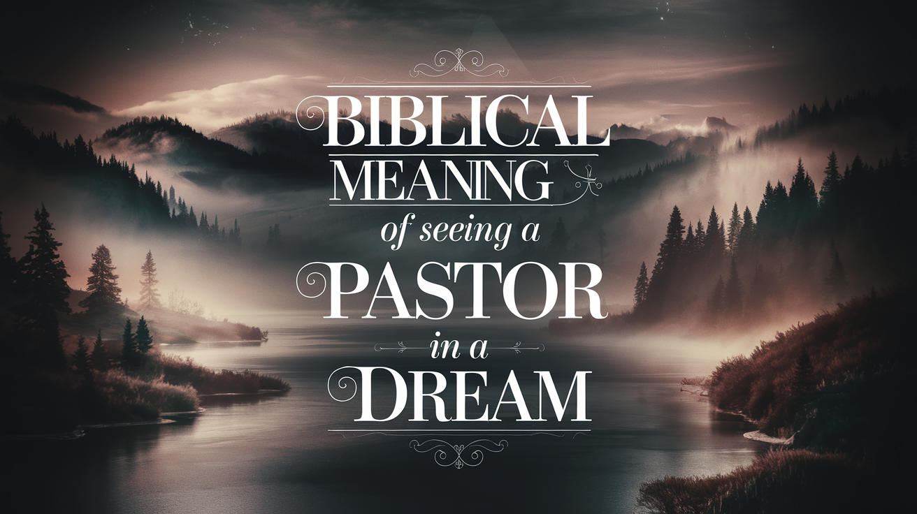 Spiritual representation of seeing a pastor in dreams