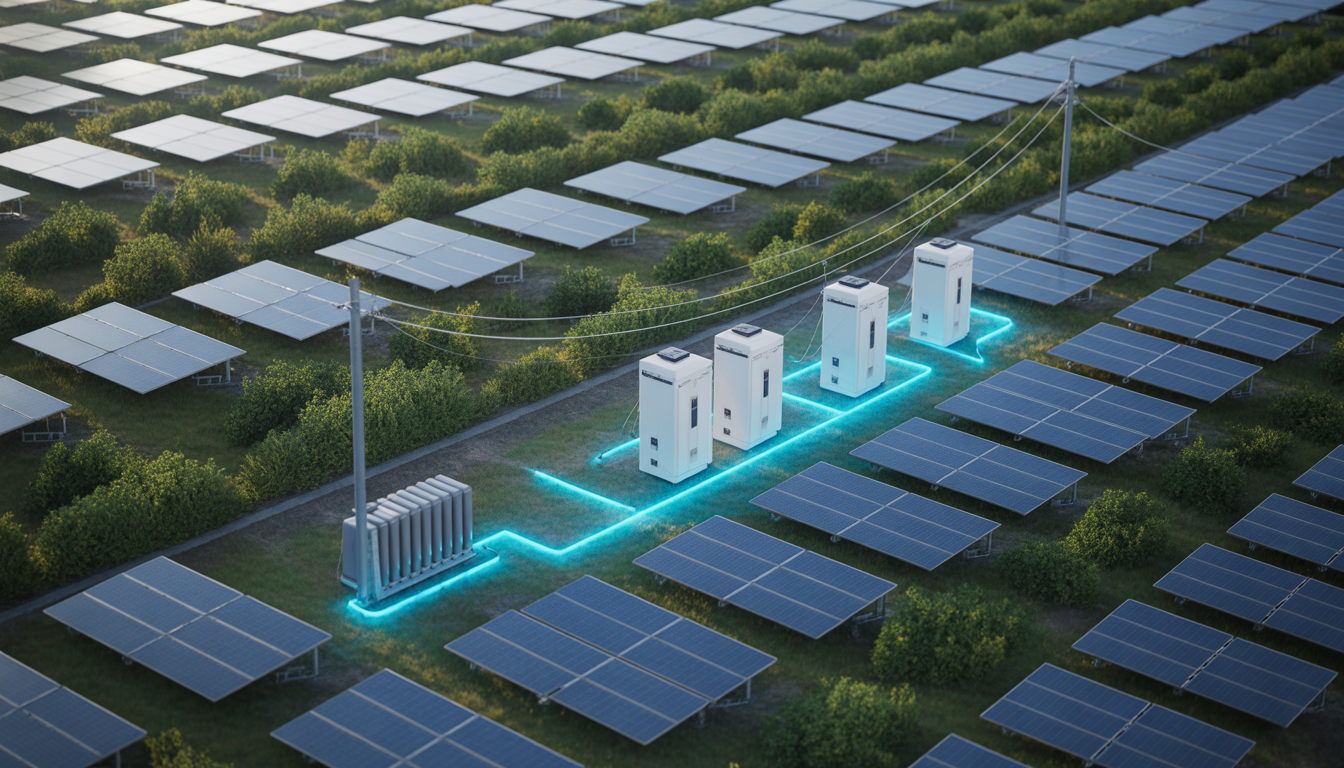 Panneaux solaires smart grid