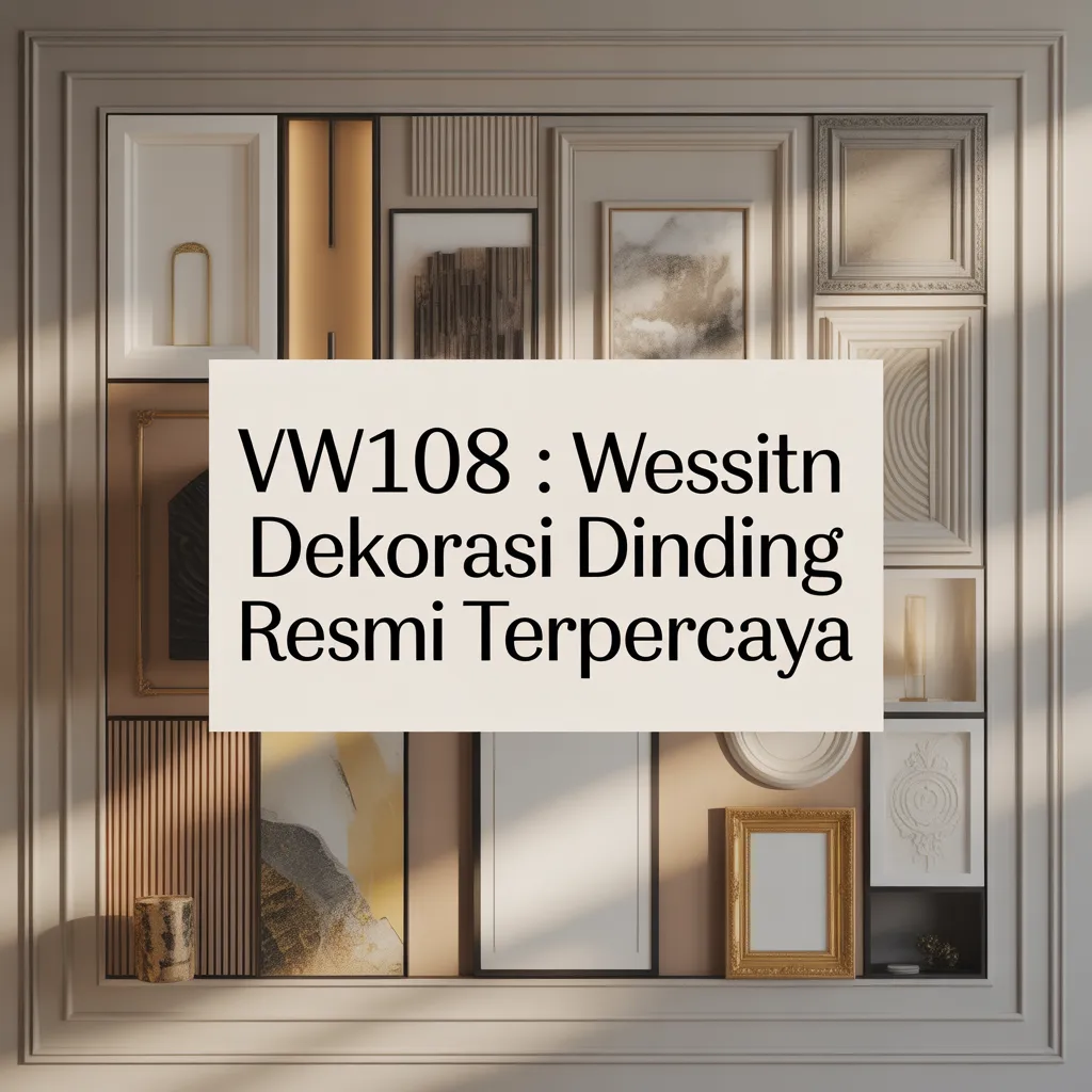 VW108 : Website Desain Dekorasi Dinding Resmi Terpercaya