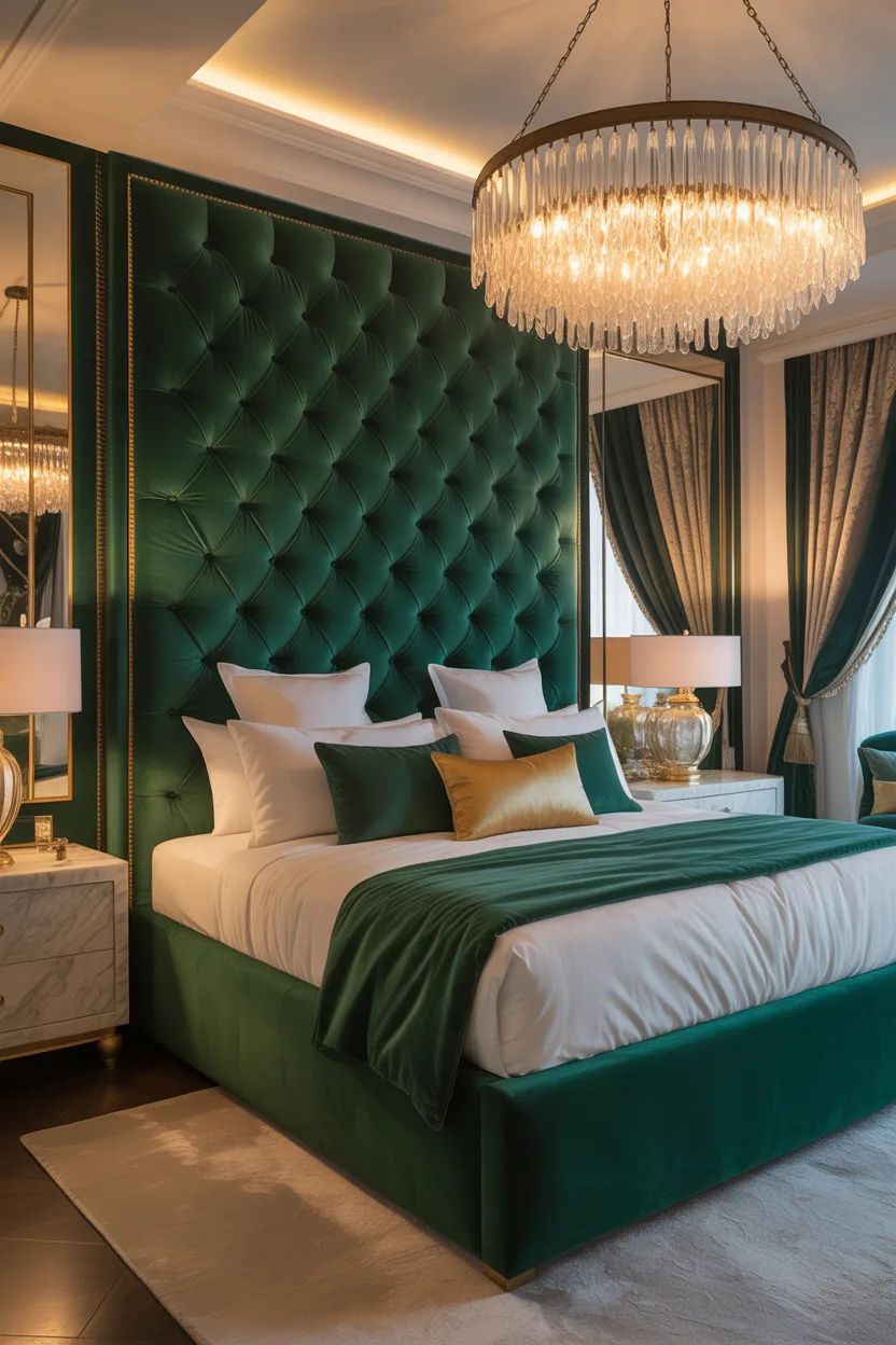 Emerald Green Bedroom Ideas