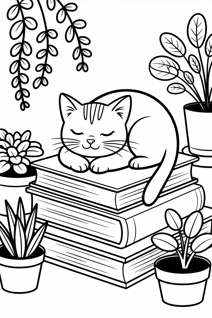 cute cat coloring pages free printable