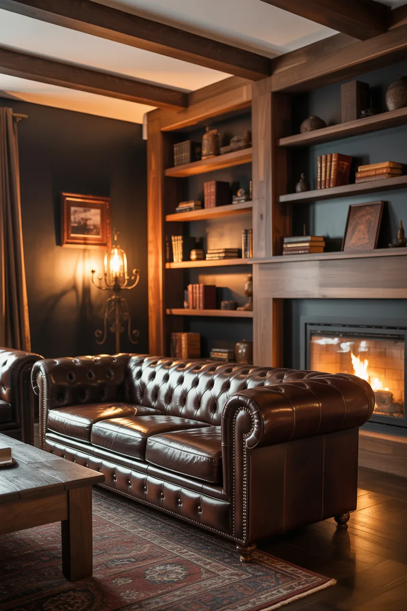 Masculine Living Room Ideas