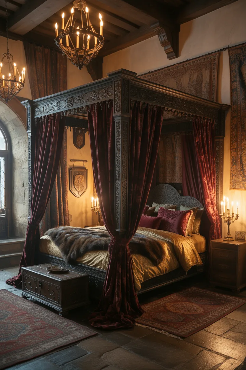Fantasy Medieval Bedroom ideas