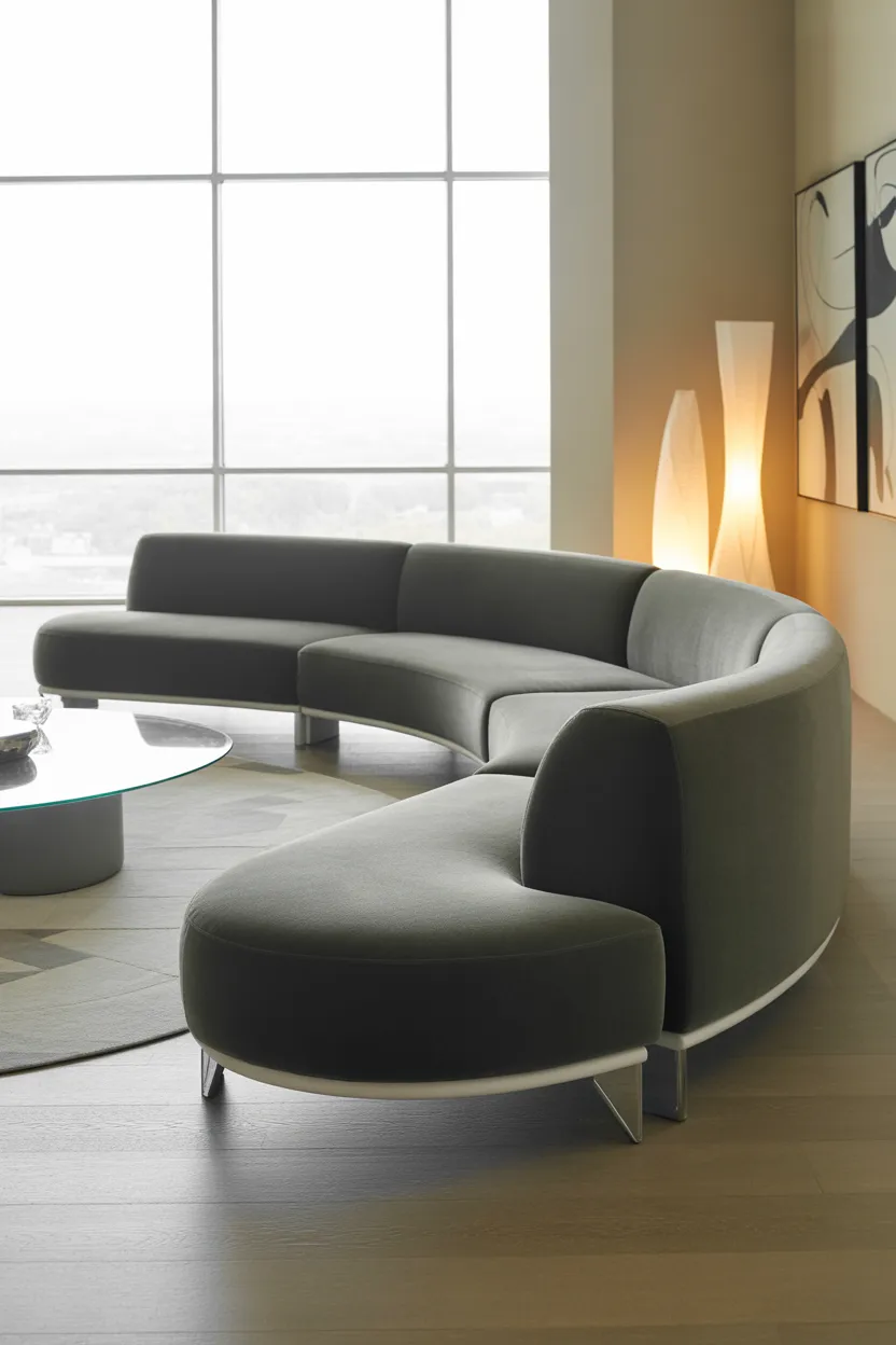Curved Sofa Living Room Ideas 2026 Stylish & Modern Designs