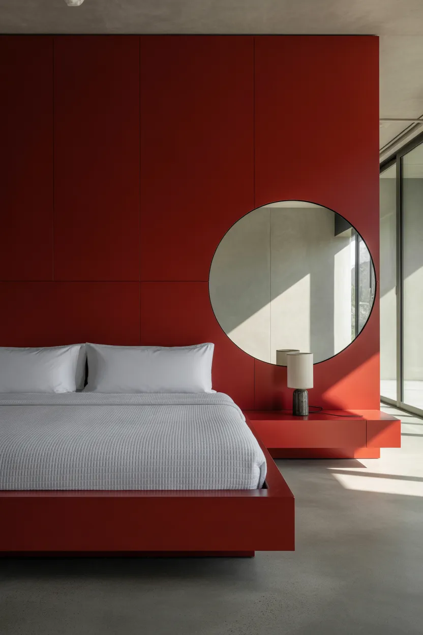 Cherry Red Bedroom Ideas