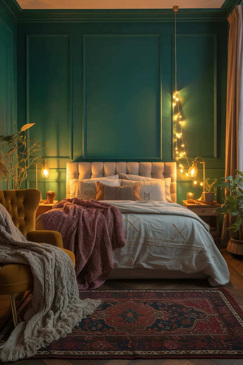 Emerald Green Bedroom Ideas