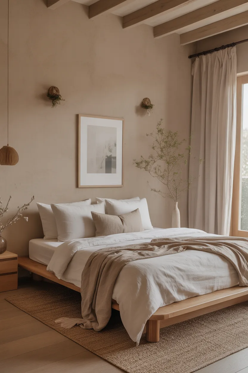 Japandi Bedroom Ideas