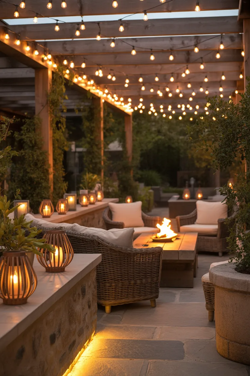 Outdoor String Light Ideas