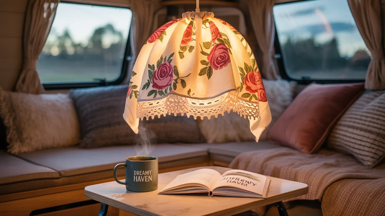 Warm fairy lights creating magical ambiance in a cozy bedroom