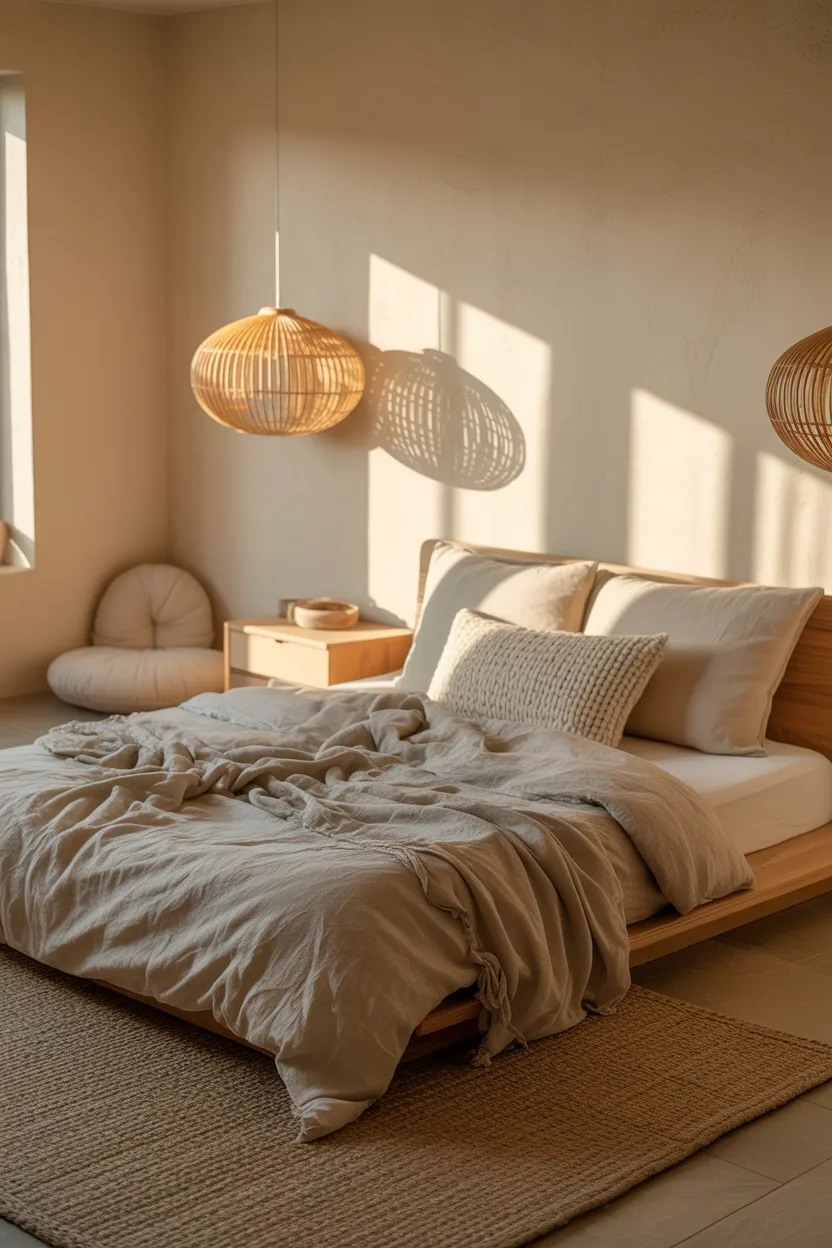 Japandi Bedroom Inspiration Ideas