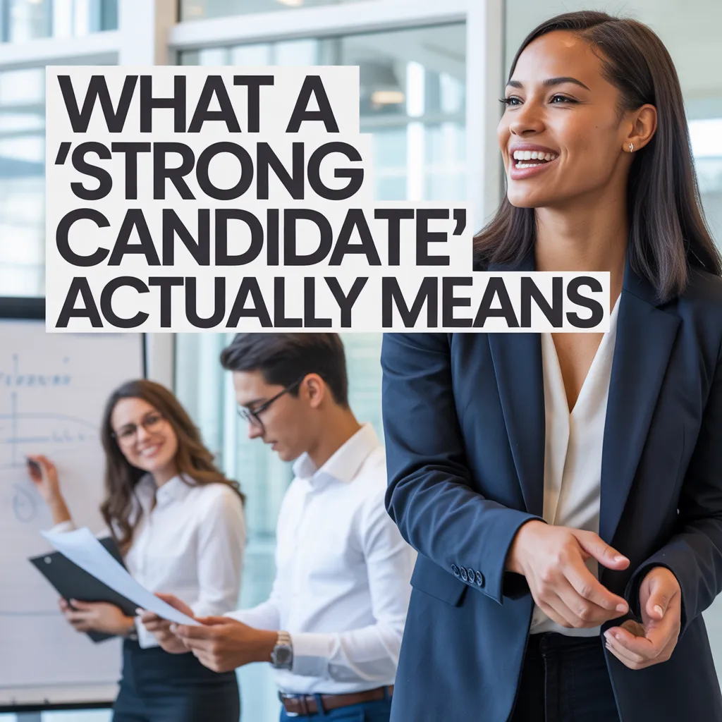 What a “Strong Candidate” Actually Means