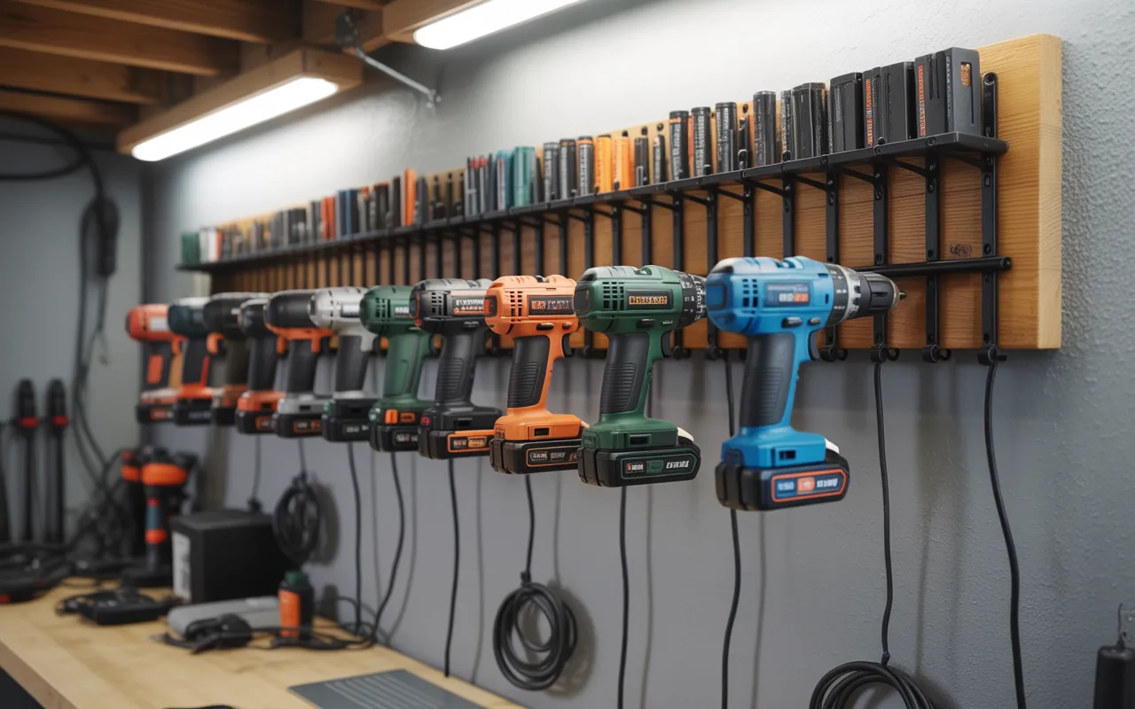 Wall-Mounted Charging Rack