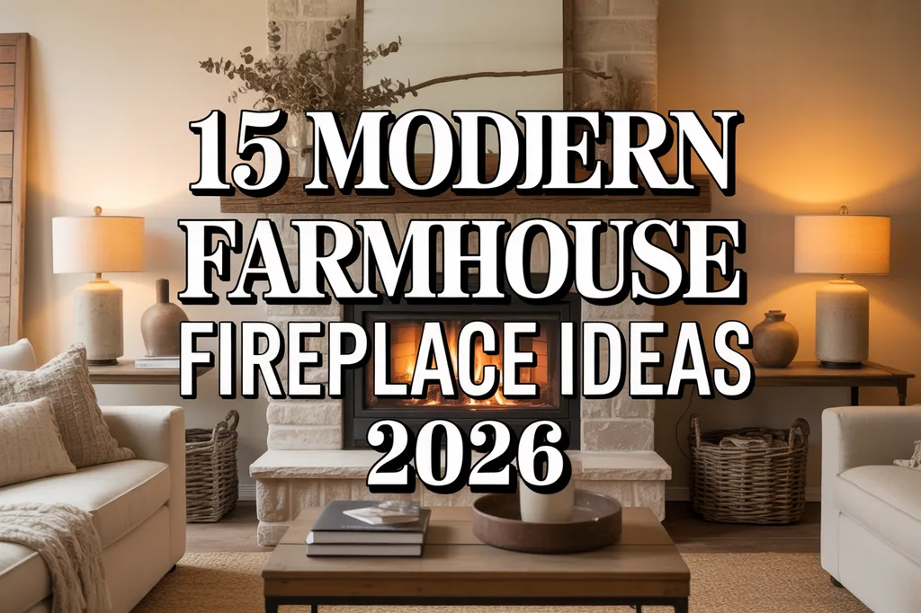 Modern Farmhouse Fireplace Ideas