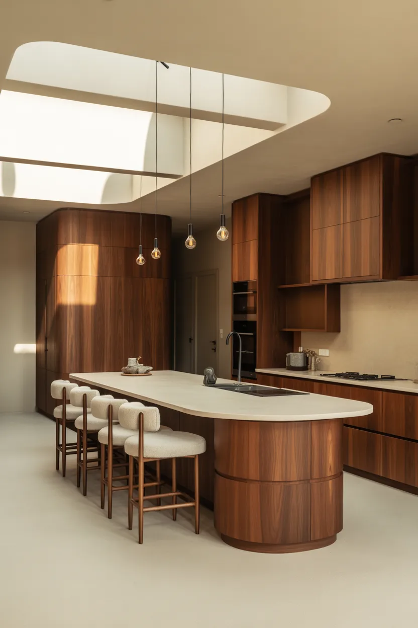 Curved Kitchen Island Ideas