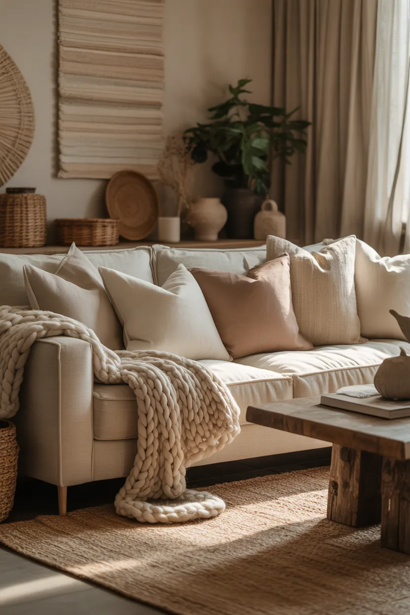 Cozy Earthy Living Room Ideas