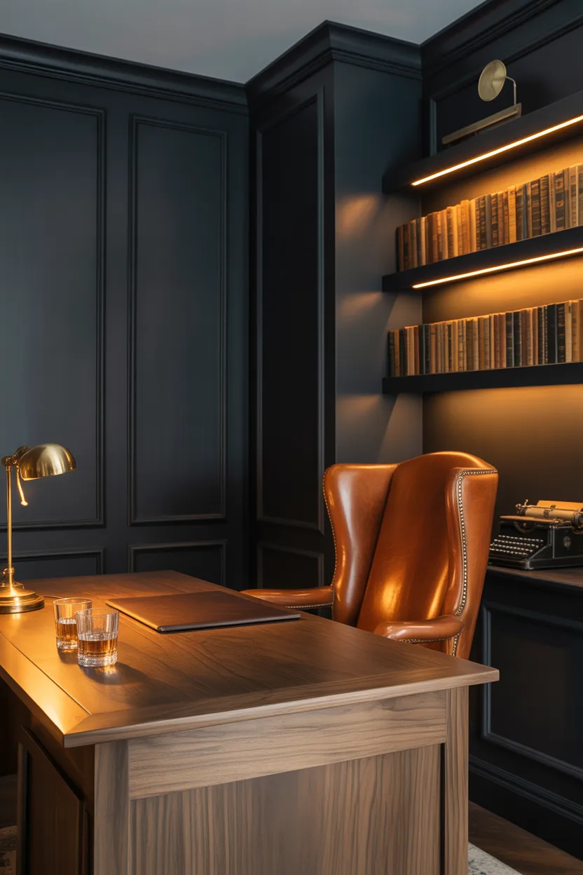 Masculine Home Office Ideas