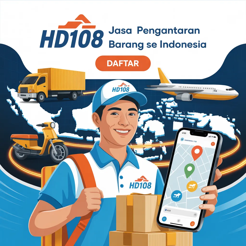 HD108 Jasa Pengantaran Barang Se Indonesia | Daftar