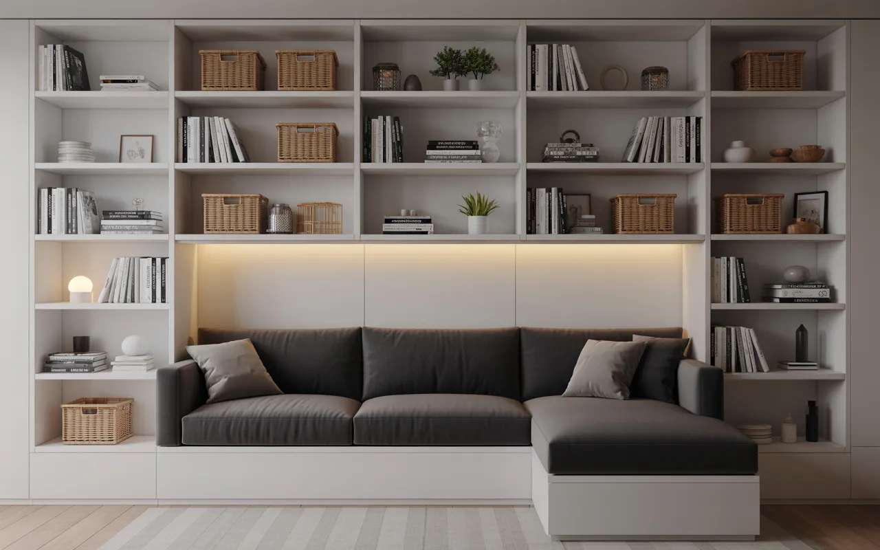 Sofa Wall Storage