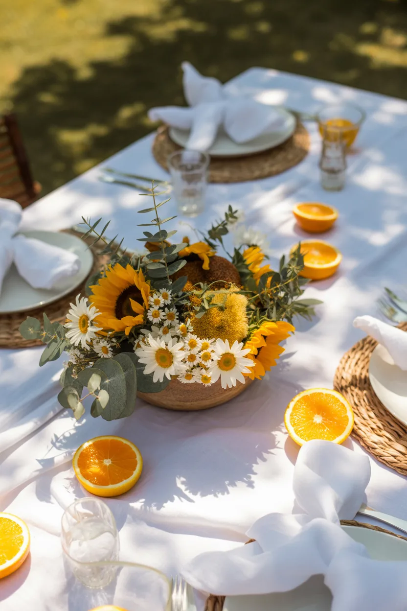 Outdoor Table Decor Ideas