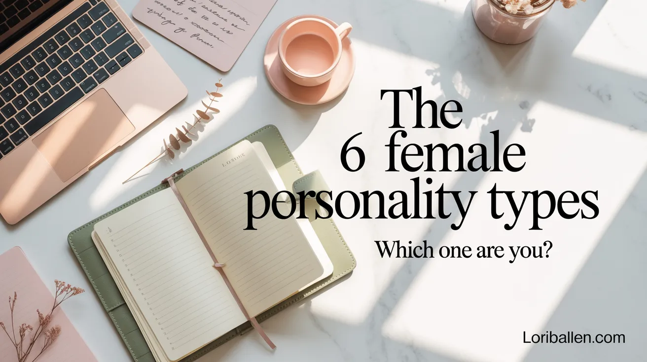 Female personality types illustration