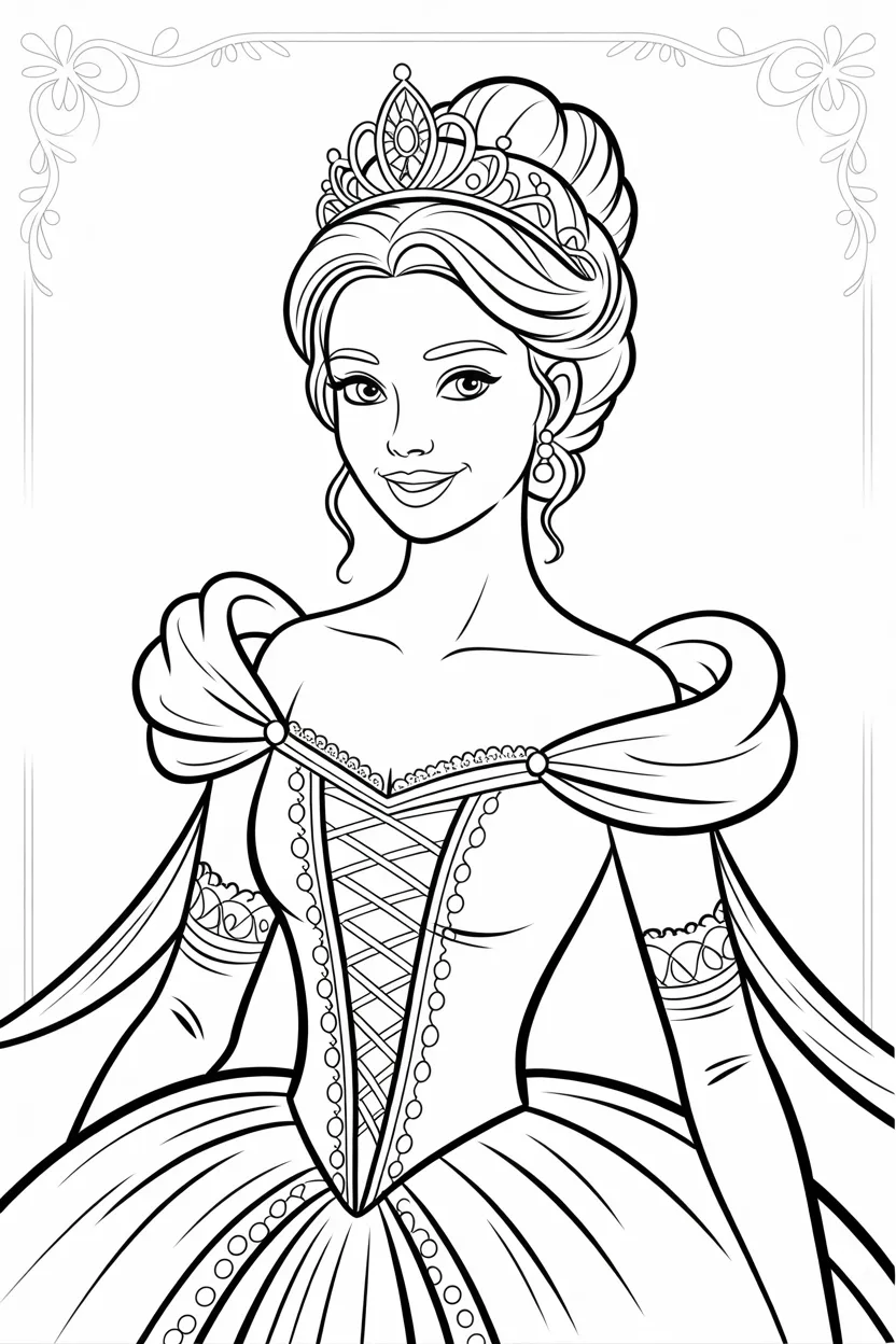princess coloring pages free printable