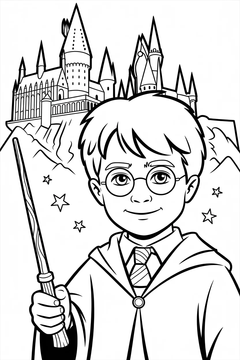harry potter coloring pages free printable