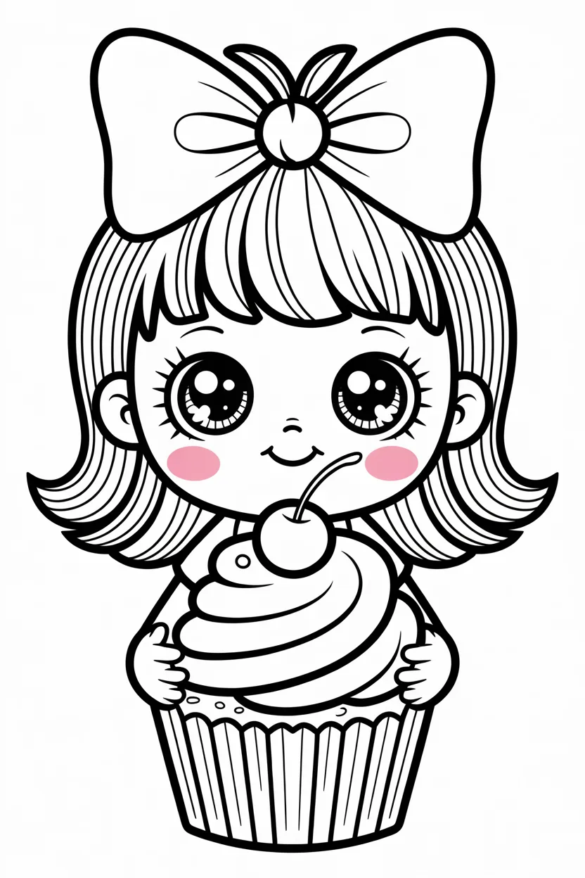 cute girl coloring pages free printable