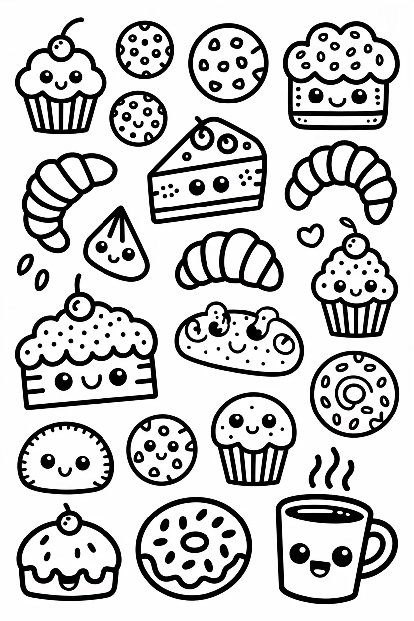 doodle coloring pages free printable