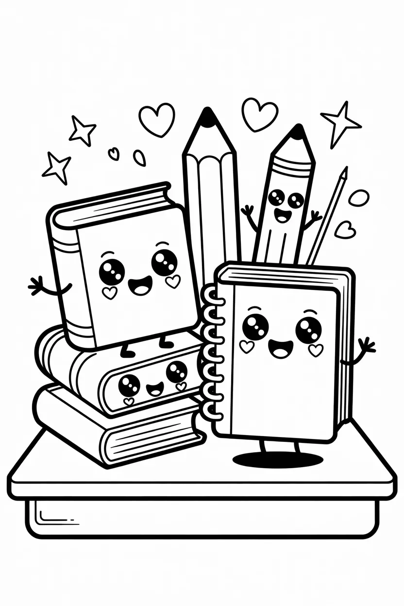 5 Kids coloring pages free printable