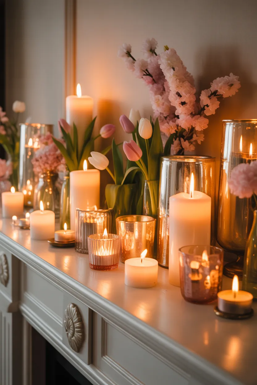 Spring Mantle Decor Ideas