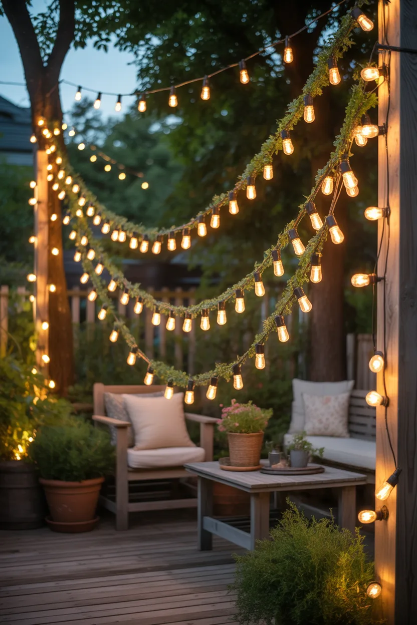Outdoor String Light Ideas