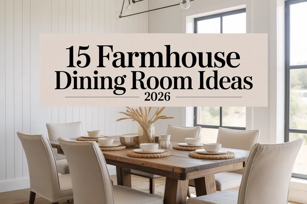 Farmhouse Dining Room Ideas