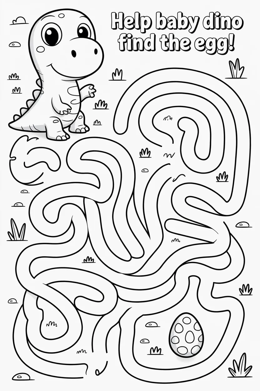 maze puzzle activity worksheet free printable