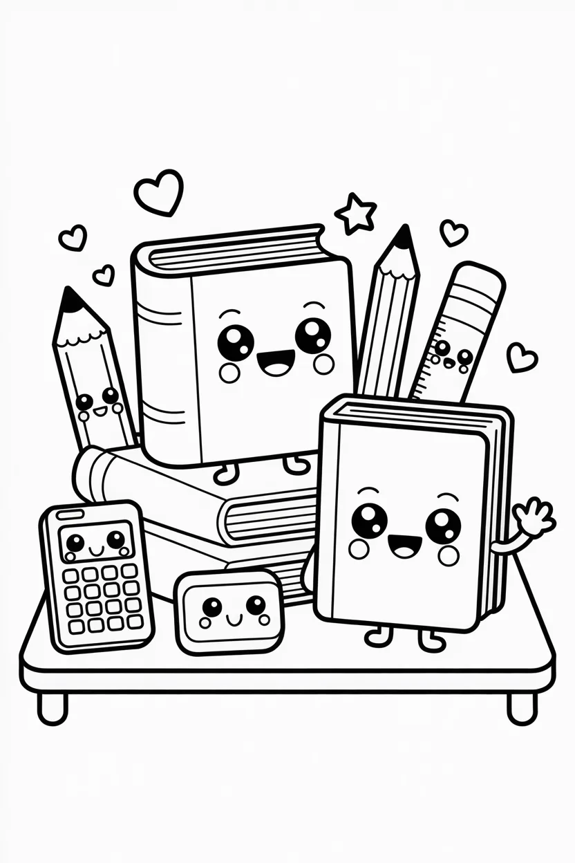 5 Kids coloring pages free printable