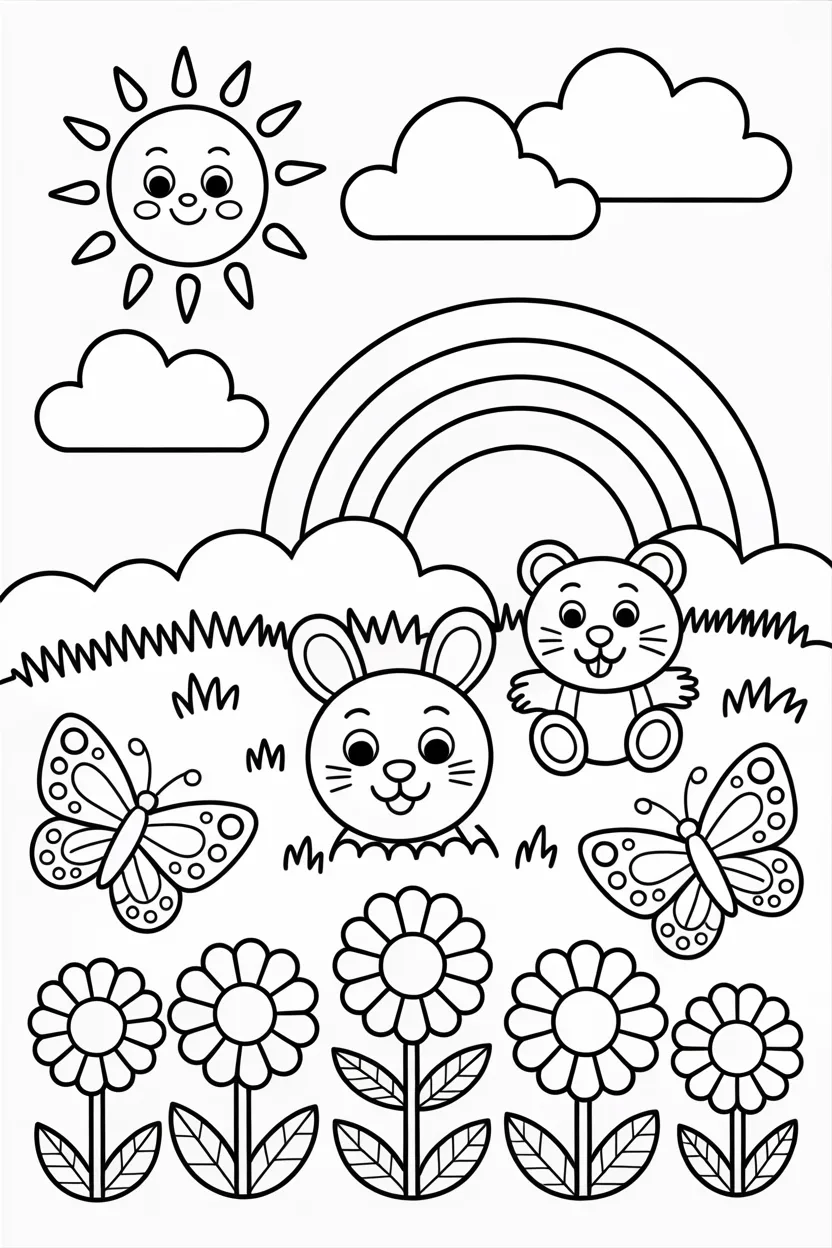 free kids coloring pages free printable