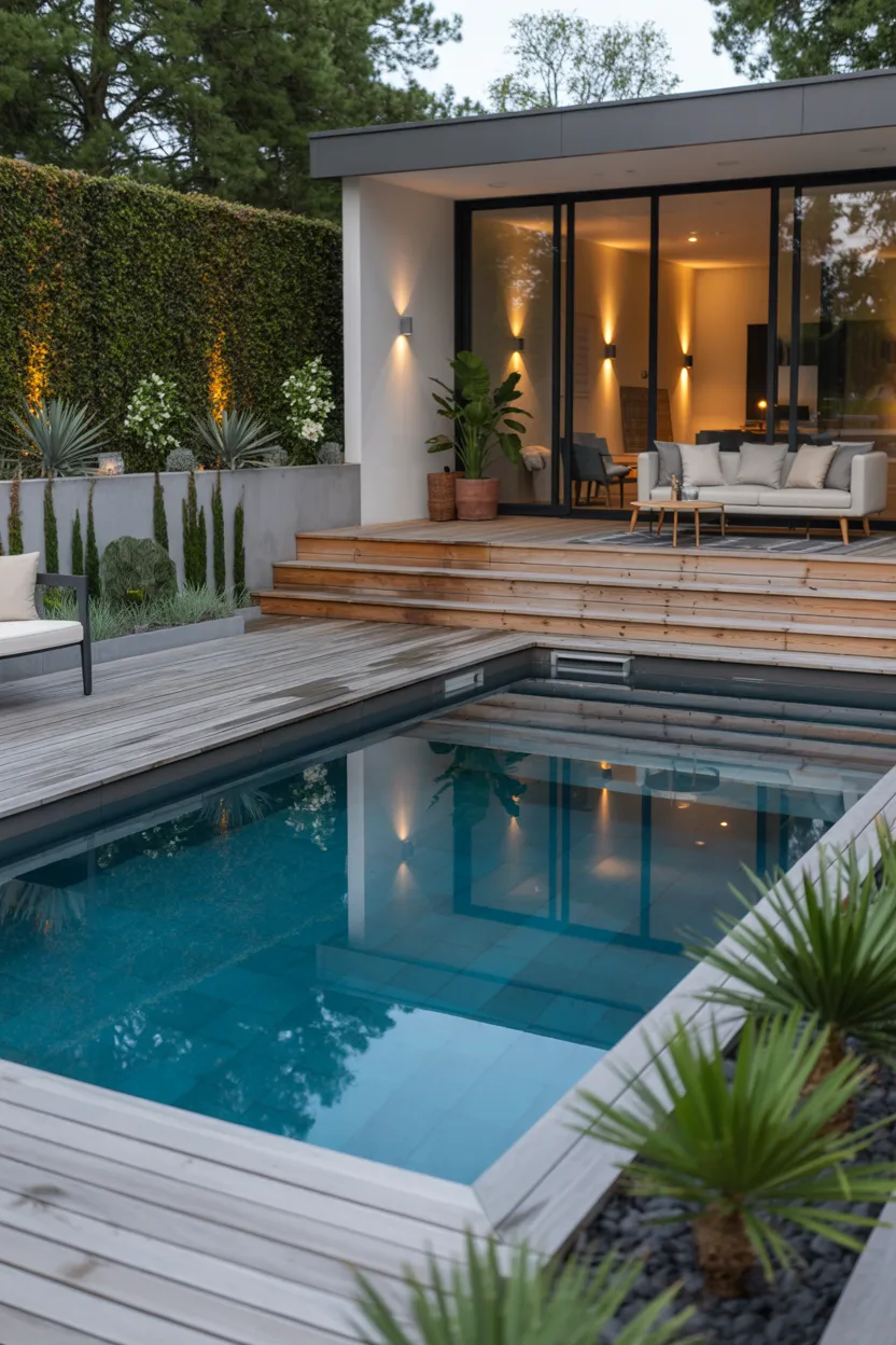 Above Ground Pool Ideas for Stylish and Modern Backyard