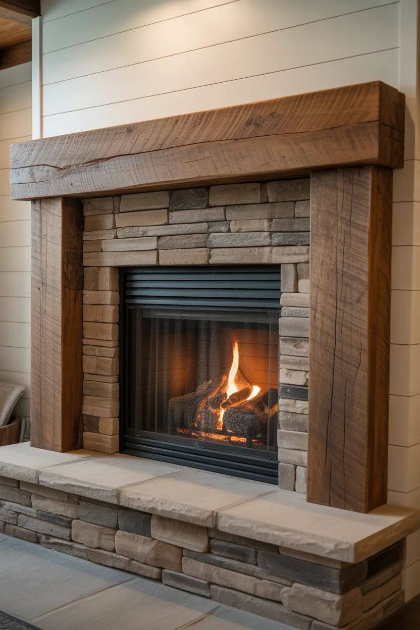 Modern Farmhouse Fireplace Ideas