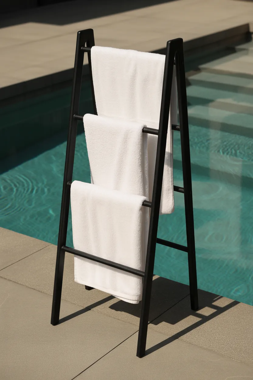 Pool Towel Rack Ideas