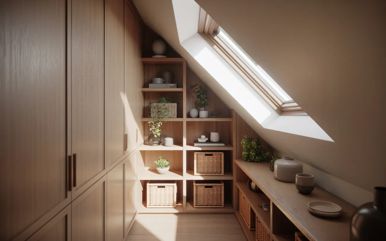 Sloped Wall Storage