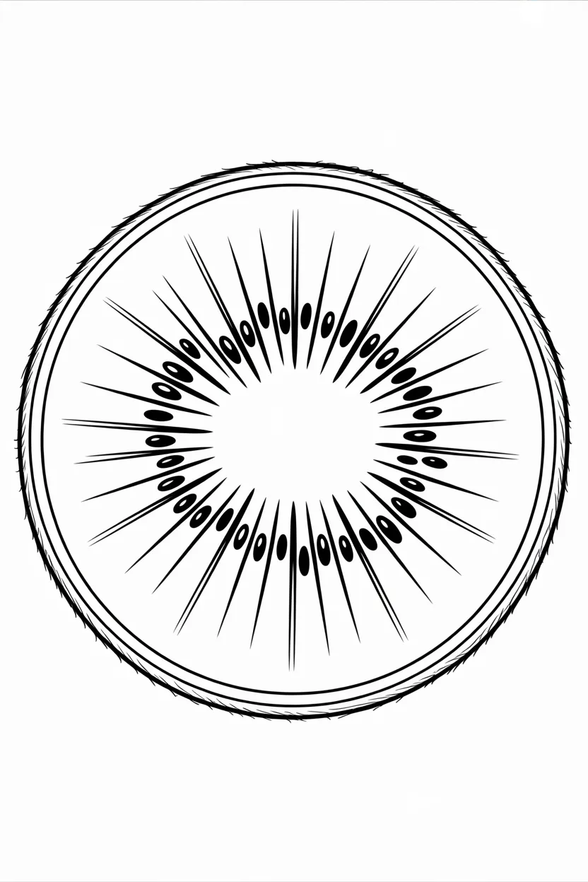 Kiwi coloring pages