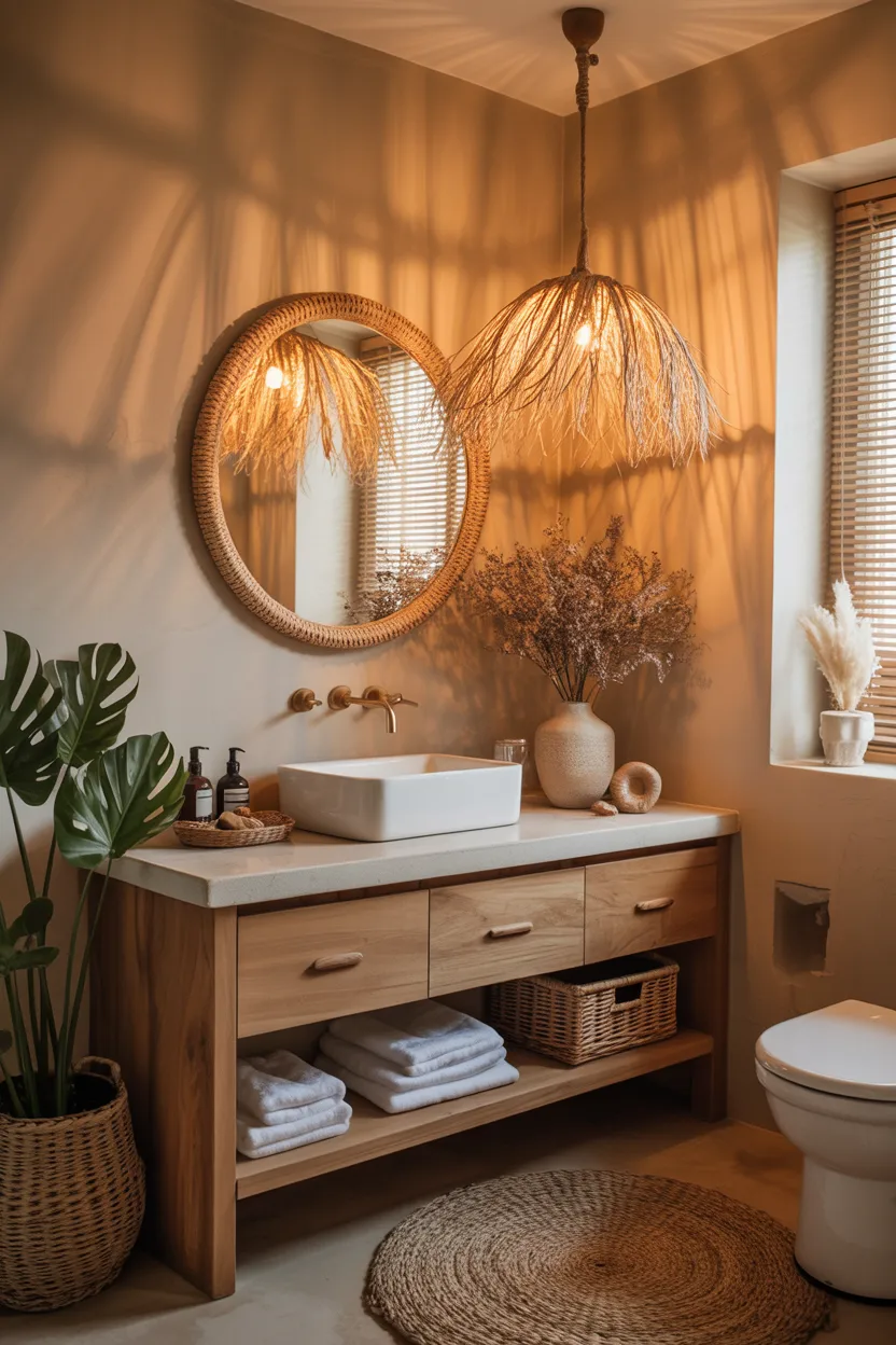 Boho Style Bathroom Ideas