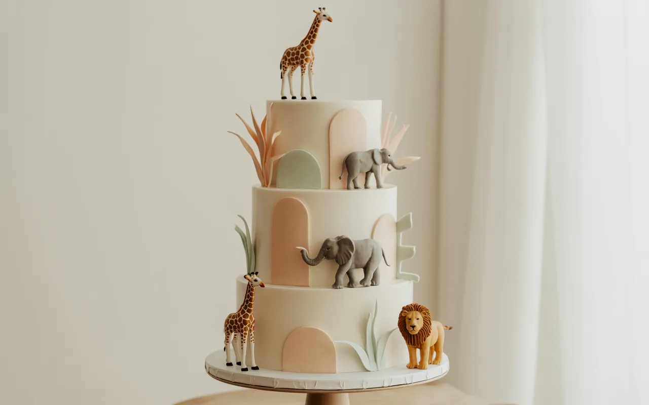 Clean Safari Cake
