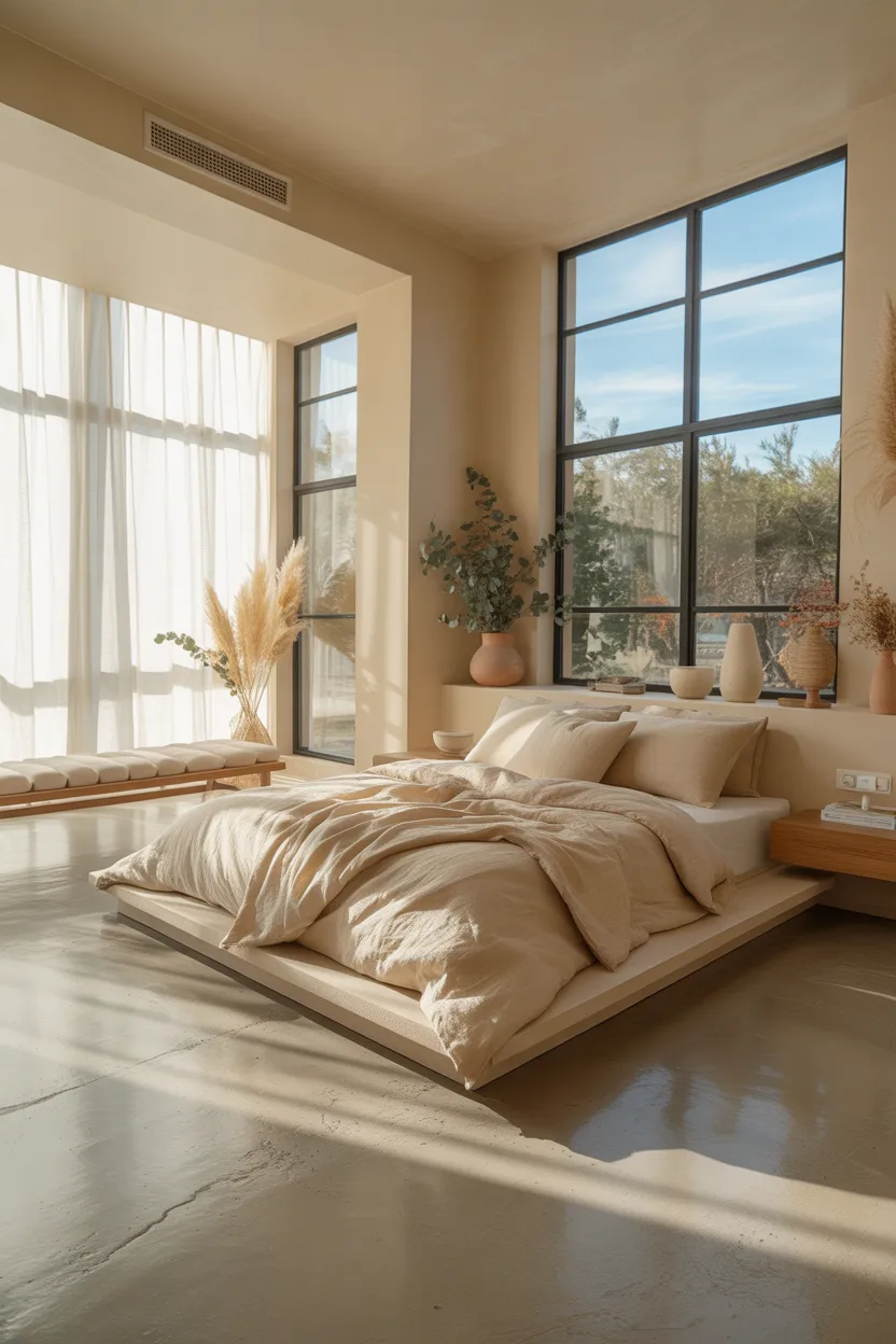Earthy Minimalist Bedroom Ideas