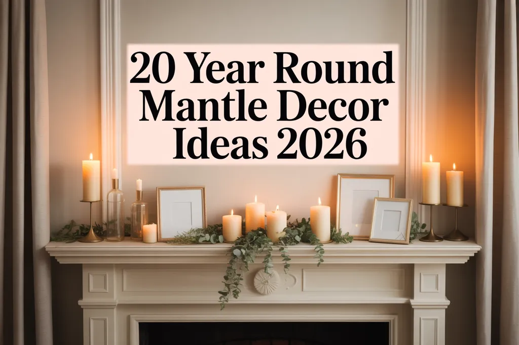 Year Round Mantle Decor Ideas