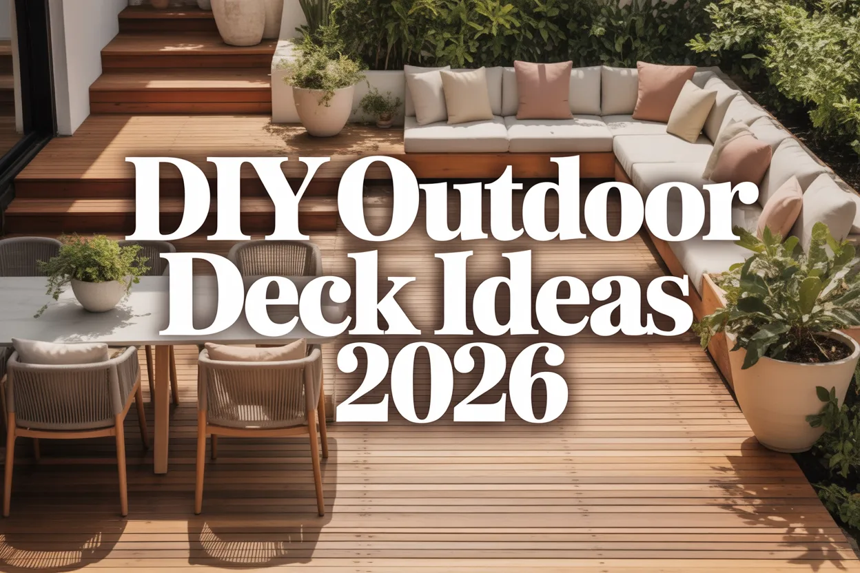 DIY Outdoor Deck Ideas 2026