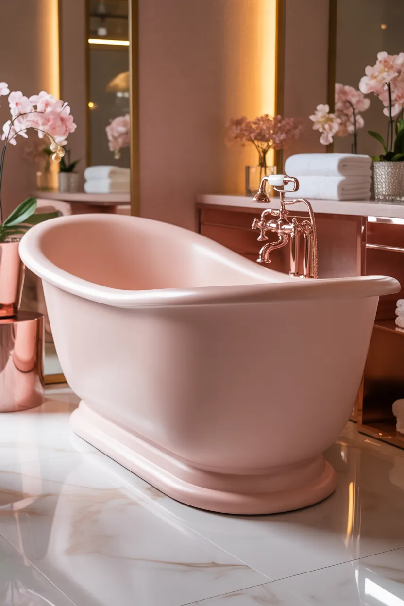 Pink Bathroom Ideas