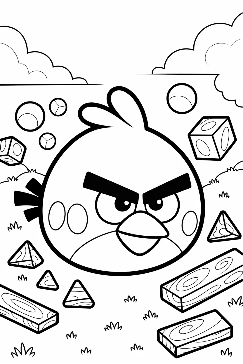 cartoon angry birds coloring pages free printable