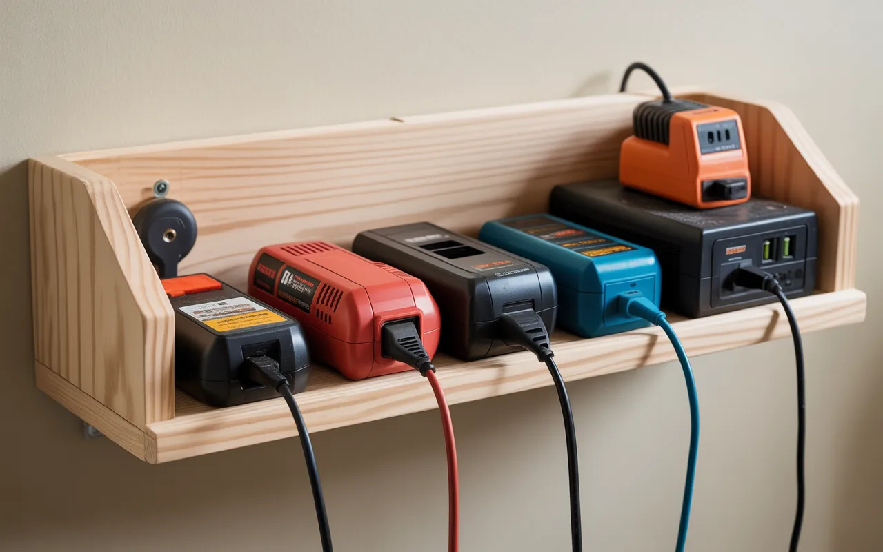 Dedicated Charger Shelf