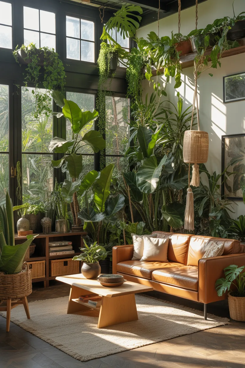 Tropical Jungle Living Room